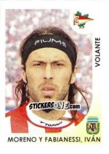 Sticker Moreno Y Fabianessi Ivan - Apertura 2008 n. 93 - Panini