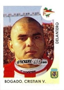 Cromo Bogado Christian V. - Apertura 2008 - Panini