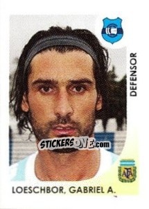 Sticker Loeschbor Gabriel A. - Apertura 2008 n. 99 - Panini