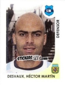 Cromo Desvaux Hector Martin - Apertura 2008 - Panini