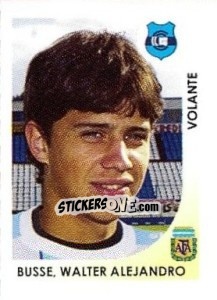 Sticker Busse Walter Alejandro - Apertura 2008 n. 105 - Panini