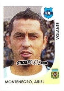 Sticker Montenegro Ariel - Apertura 2008 n. 107 - Panini