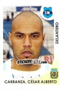 Cromo Carranza Cezar Alberto - Apertura 2008 - Panini