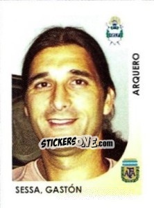 Cromo Sessa Gaston - Apertura 2008 - Panini