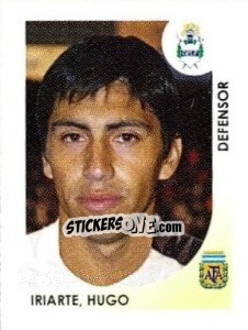 Cromo Iriarte Hugo - Apertura 2008 - Panini