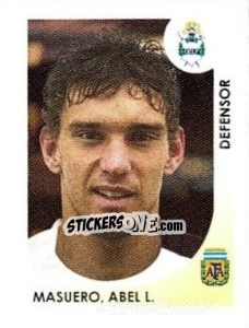 Sticker Masuero Abel L. - Apertura 2008 n. 118 - Panini