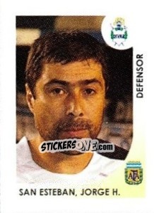 Sticker San Esteban Jorge H. - Apertura 2008 - Panini