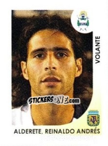 Cromo Alderete Reinaldo Andres - Apertura 2008 - Panini