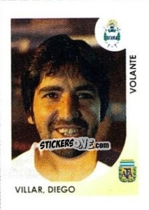 Sticker Villar Diego - Apertura 2008 n. 121 - Panini