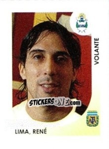 Cromo Lima Rene - Apertura 2008 - Panini