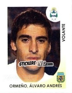 Sticker Ormeno Alvaro Andres - Apertura 2008 - Panini