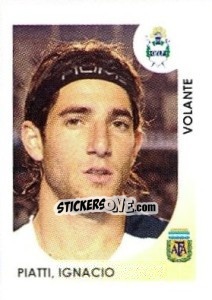 Sticker Piatti Ignacio - Apertura 2008 n. 125 - Panini