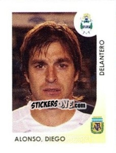 Sticker Alonso Diego - Apertura 2008 n. 126 - Panini