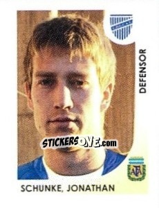 Cromo Schunke Jonathan - Apertura 2008 - Panini