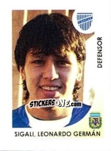 Sticker Sigali Leonardo German - Apertura 2008 n. 132 - Panini