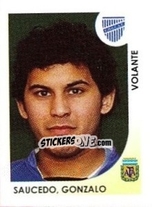 Sticker Saucedo Gonzalo - Apertura 2008 - Panini