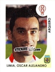 Figurina Limia Oscar Alejandro - Apertura 2008 - Panini