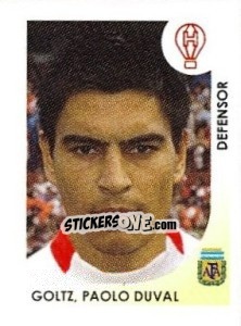 Sticker Goltz Paolo Duval - Apertura 2008 - Panini