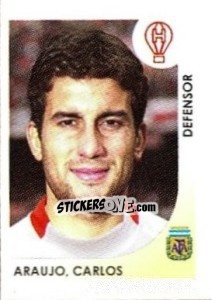 Sticker Araujo Carlos - Apertura 2008 - Panini