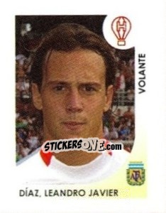 Sticker Diaz Leandro Javier - Apertura 2008 n. 152 - Panini