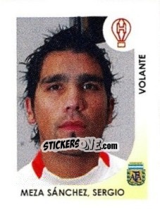 Sticker Meza Sanchez Sergio - Apertura 2008 - Panini
