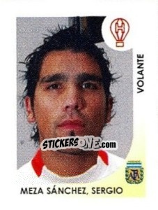 Cromo Meza Sanchez Sergio - Apertura 2008 - Panini