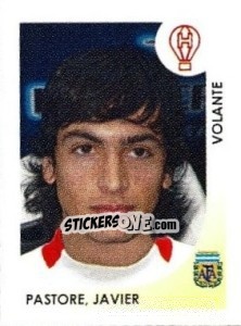 Sticker Pastore Javier - Apertura 2008 n. 155 - Panini