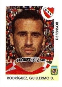 Sticker Rodriguez Guillermo D. - Apertura 2008 - Panini