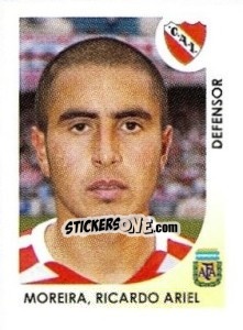 Sticker Moreira Ricardo Ariel - Apertura 2008 n. 165 - Panini