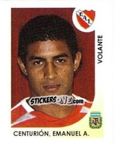 Sticker Centurion Emanuel A. - Apertura 2008 n. 166 - Panini