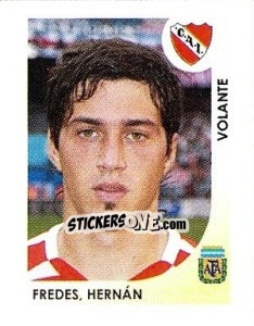 Sticker Fredes Hernan - Apertura 2008 n. 170 - Panini