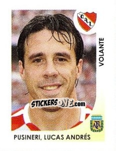 Sticker Pusineri Lucas Andres - Apertura 2008 n. 172 - Panini