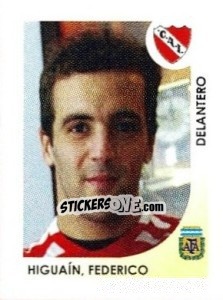 Sticker Higuain Federico - Apertura 2008 n. 175 - Panini