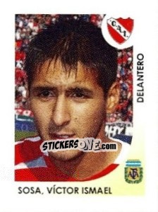 Cromo Sosa Victor Ismael - Apertura 2008 n. 176 - Panini