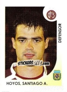 Sticker Hoyos Santiago A. - Apertura 2008 n. 179 - Panini