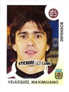 Sticker Velazquez Maximiliano - Apertura 2008 - Panini