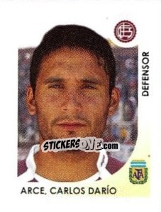 Cromo Arce Carlos Dario - Apertura 2008 - Panini