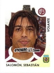 Cromo Salomon Sebastian - Apertura 2008 - Panini