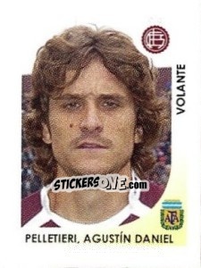 Cromo Pelletieri Agustin Daniel - Apertura 2008 - Panini