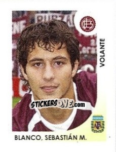 Sticker Blanco Sebastian M. - Apertura 2008 n. 186 - Panini
