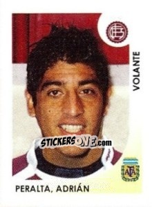 Sticker Peralta Adrian - Apertura 2008 n. 187 - Panini