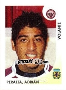 Sticker Peralta Adrian - Apertura 2008 - Panini