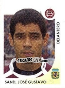 Sticker Sand Jose Gustavo - Apertura 2008 n. 191 - Panini