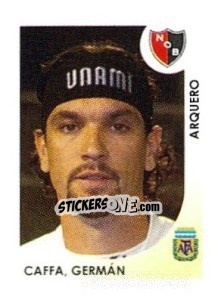 Sticker Caffa German - Apertura 2008 n. 193 - Panini