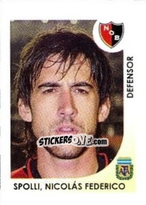 Cromo Spolli Nicolas Federico - Apertura 2008 - Panini