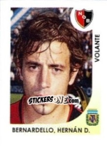 Sticker Bernardello Hernan D. - Apertura 2008 n. 201 - Panini