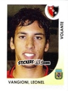 Cromo Vangioni Leonel - Apertura 2008 - Panini