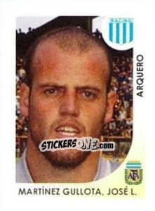 Figurina Martinez Gullota Jose S. - Apertura 2008 - Panini