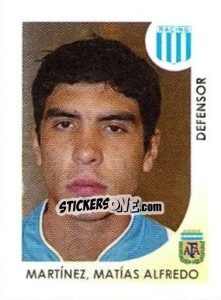 Sticker Martinez Matias Alfredo - Apertura 2008 - Panini
