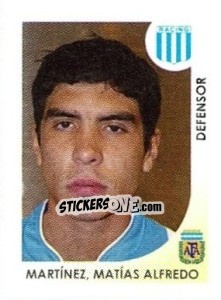 Figurina Martinez Matias Alfredo - Apertura 2008 - Panini